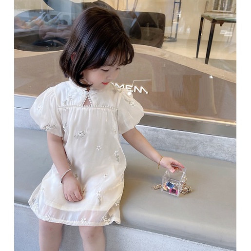 ANEKA DRESS QIPAO MODERN ANAK PEREMPUAN /DRESS CHEONGSAM ANAK PEREMPUAN IMPOR