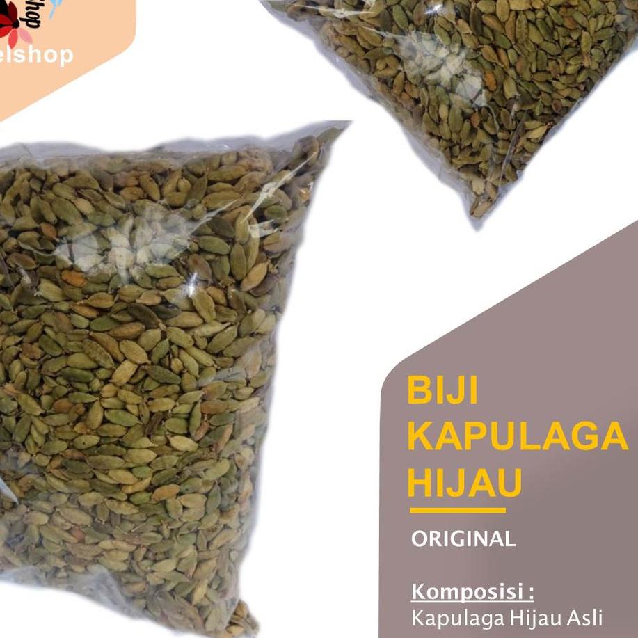

♂ Biji Kapulaga Hijau 250 gr, 500gr, 1kg / Kapulaga Sabrang/ Kapulaga India / Green Cardomum ➪