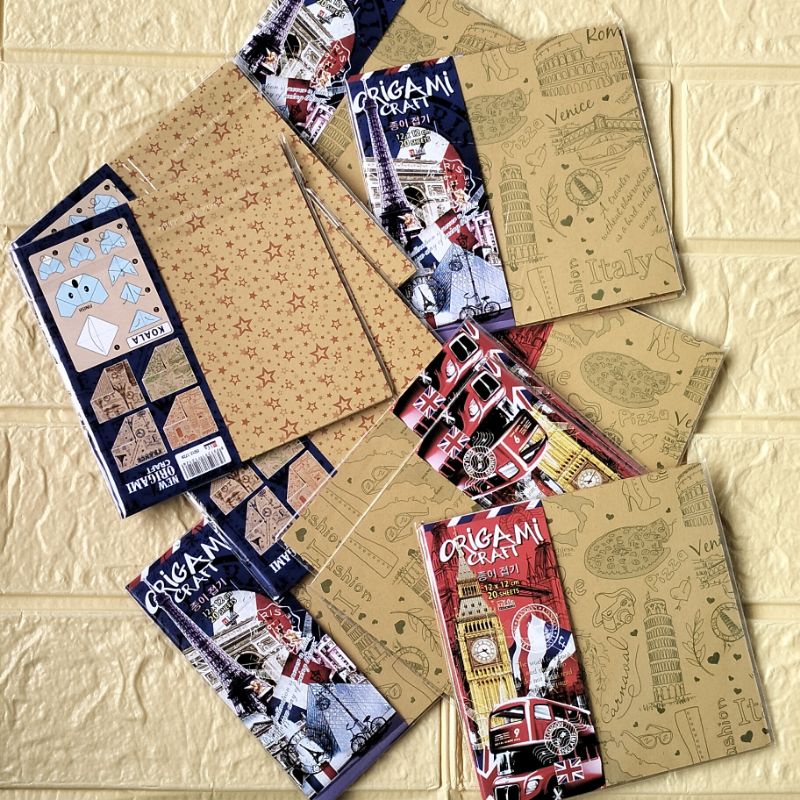 

{Aleannasya} - *MINIMAL ORDER 10RIBU* ORIGAMI CRAFT COKLAT AESTETIK VINTAGE || KERTAS ORIGAMI COKLAT AESTETIK VINTAGE