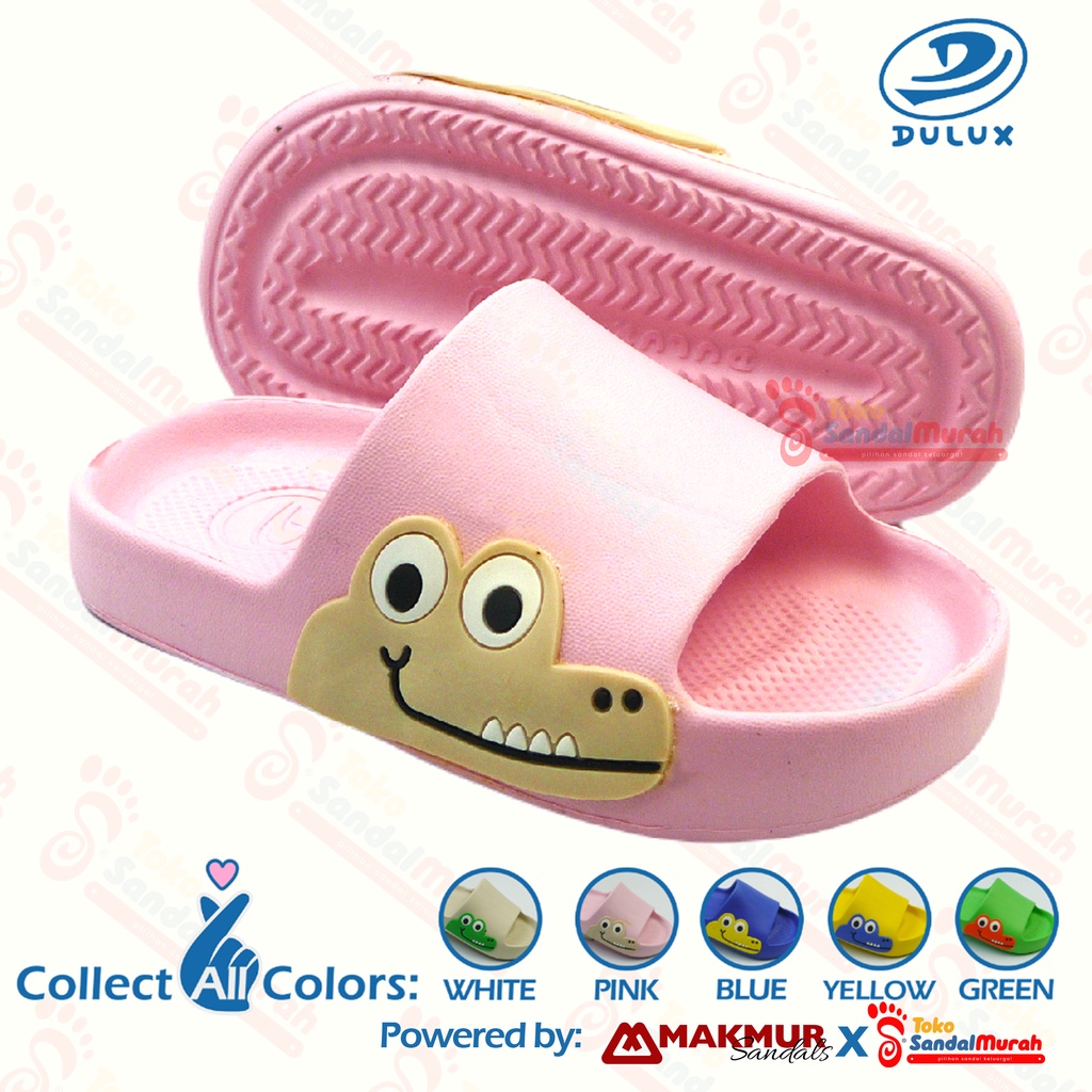 Toko Sendal Murah - Sandal Slop Anak Bermotif Uk 24-29/ Sandal Anak Karet Ringan / Sandal Slop Kokop Buaya / Sandal Anak Laki Laki/ Sandal Anak Perempuan / Sandal Slop Karakter / [Toko Sendal Murah Kids M 386 D BY ]