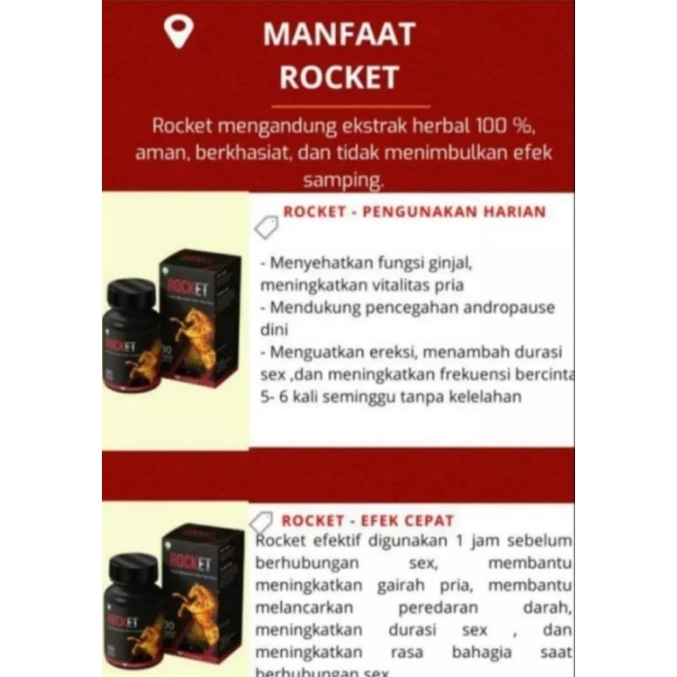 COD OBAT ROKET ASLI SUPLEMEN VITALITAS PRIA TAHAN LAMA