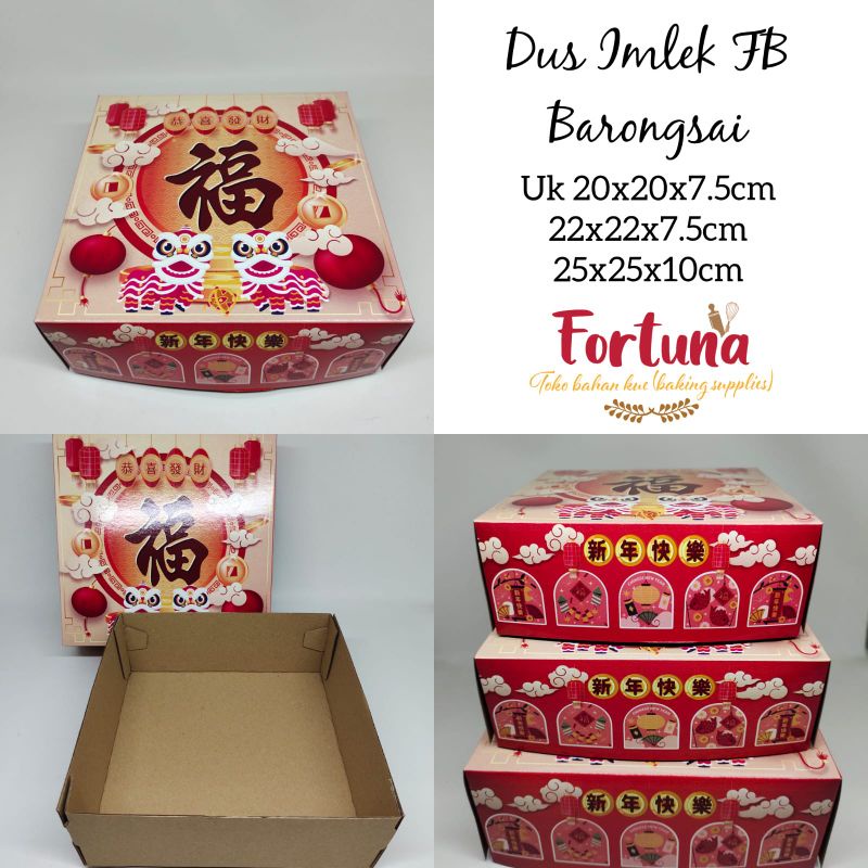 

Dus Imlek Barongsai uk 25x25x10cm (1pcs)
