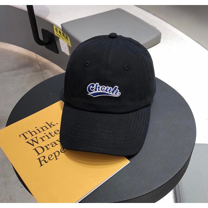 Best Seller - Topi Unisex Cap Hat Cotton Material Bordir Brooklyn Baseball / Baseball Cap Korea Trendy - COD-Chcuh Hitam