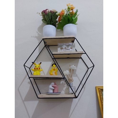Hiasan Dinding - Rak dinding - Dekorasi Dinding Besi Rak Dinding besi - Dekorasi Dinding besi