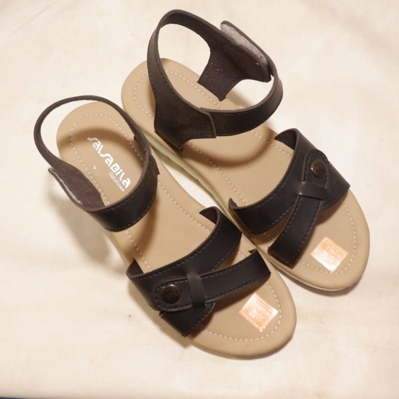 Sandal tali belakang wanita sendal cewek casual salsabila