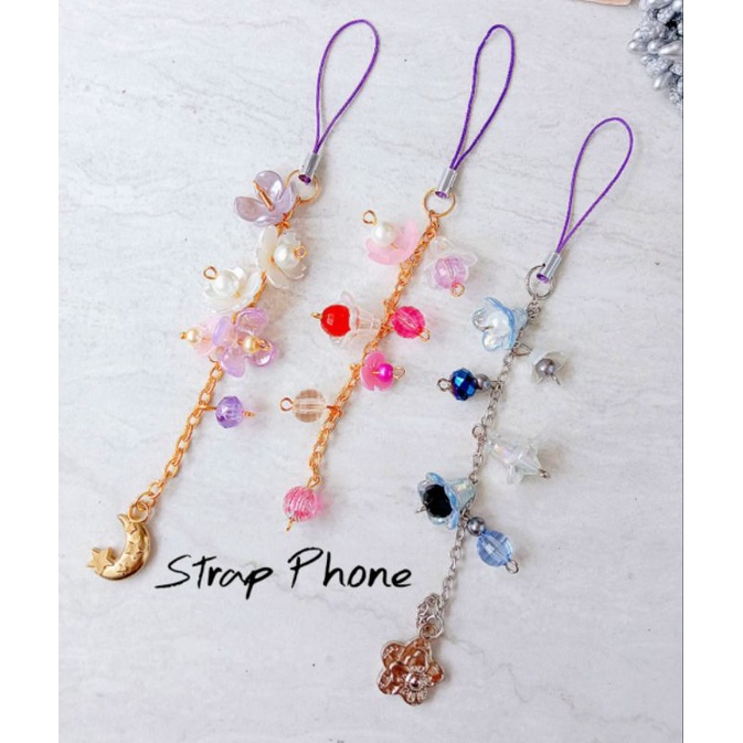 phone strap gantungan hp kunci ala korea key chain hp