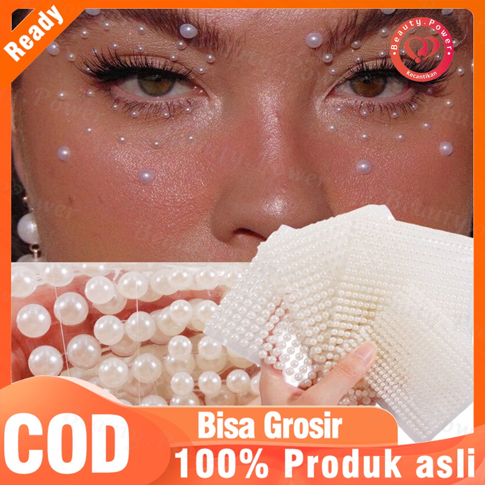 Manik Mutiara Pearl /Manik Kristal Warna Warni Hiasan Make Up / Nail Art Cosplay Jepang