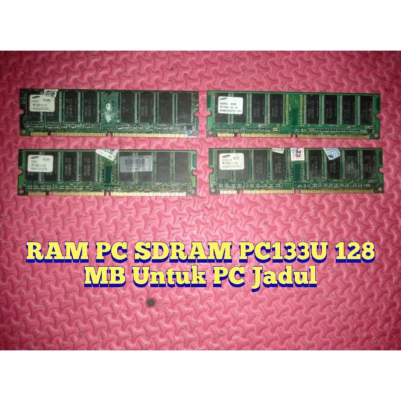 RAM Memory PC Komputer Jadul SDRAM PC133U 128MB Murah