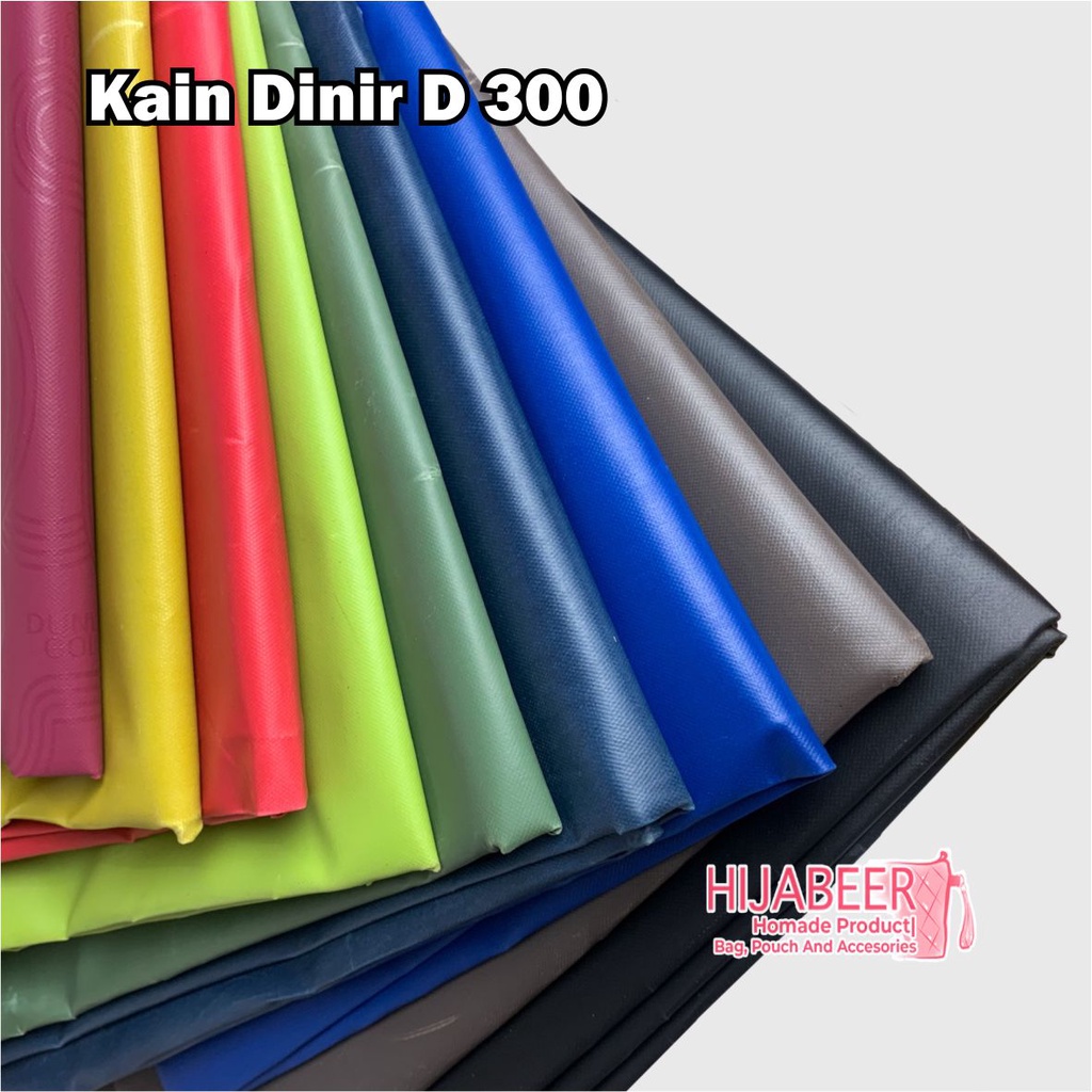 Permeter Kain Dinir Kain Kulit Imitasi D300 Bahan Tas Dinier Bahan Coating PVC Polyester