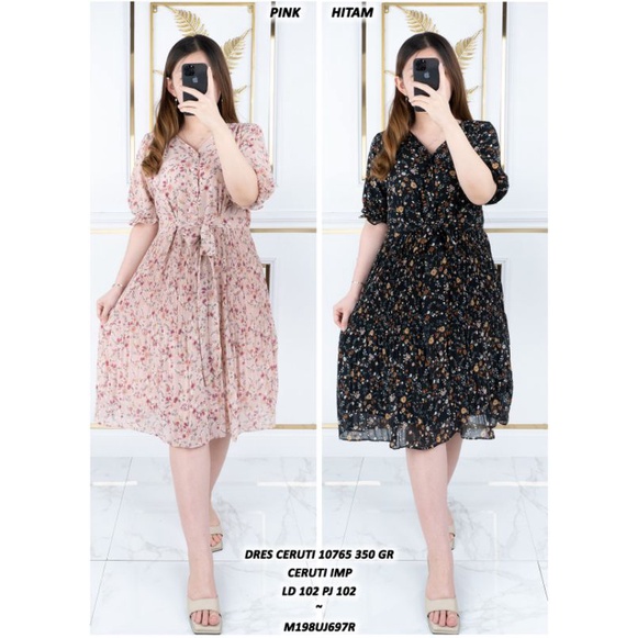 TUNIK DRESS CHIFFON BANGKOK PREMIUM ASD 107655