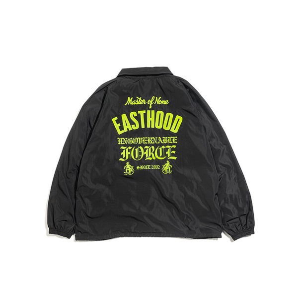 Easthood Force Crew Black Coach Jacket