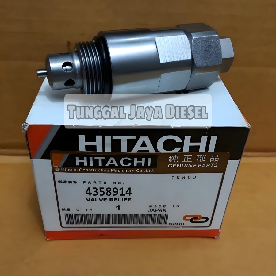 Relief Valve Hitachi Zaxis 200 210 110 4358914