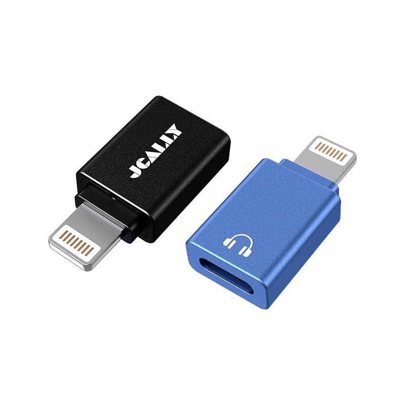 Jcally OTG Adaptor 8pin Pencahayaan Ke USB C Tipe C headset Konversi U disk card reader Transmisi Untuk ios