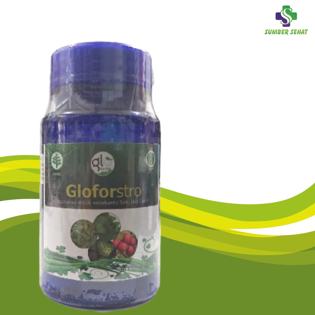 GLO HERBS GLOFOSTRO BOTOL 30 KAPSUL