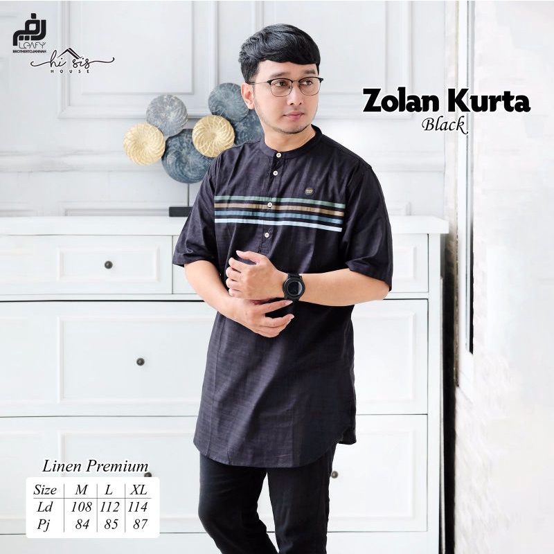 ZOLAN KURTA // ERLAND ORI LEAFY BY HI SIS | Kurta Linen Premiun