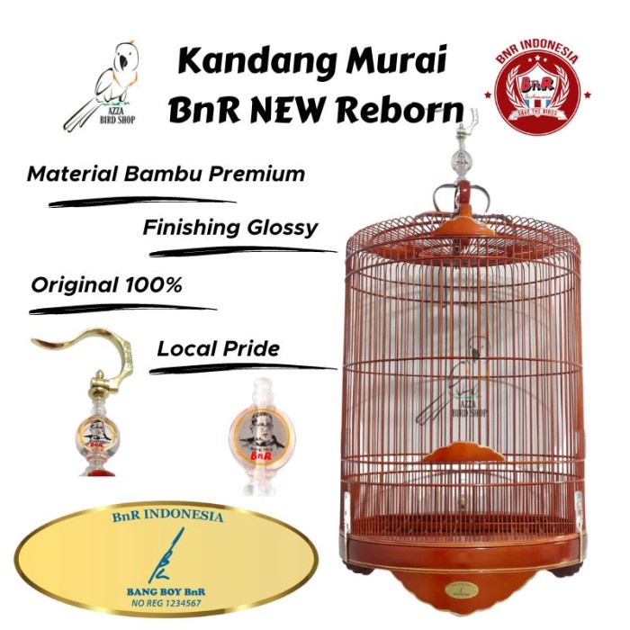 Kandang Burung Kandang Murai Bnr Reborn No 2 / Sangkar Murai Bnr