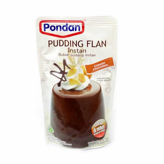 

Pondan Puding Flan / Bubuk Pudding Instan 100gr (Coklat,Vanilla)