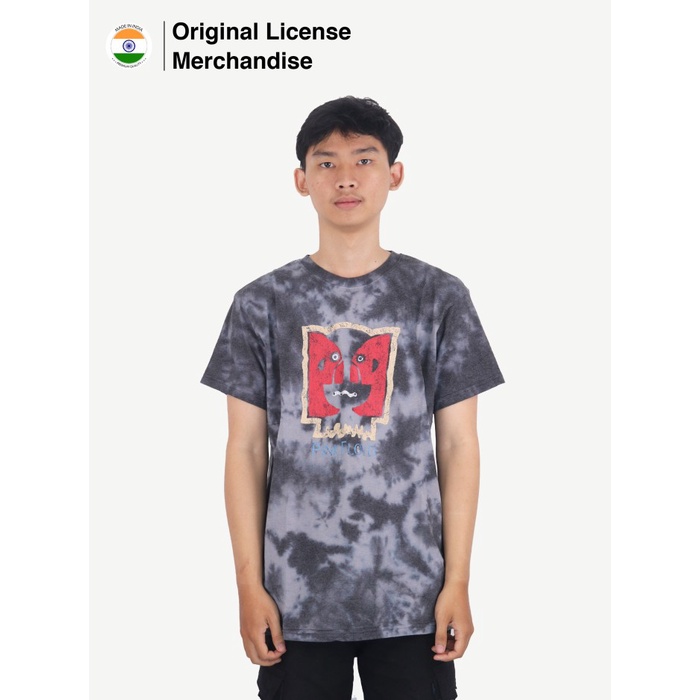 Kaos Baju Motif Sablon Tie Dye Full Print Pria Wanita Premium Katun Band Musik PINK FLOYD Original D