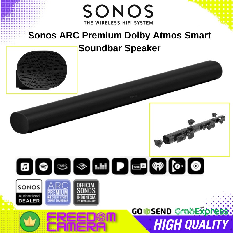 Sonos ARC Premium Dolby Atmos Smart Soundbar Speaker
