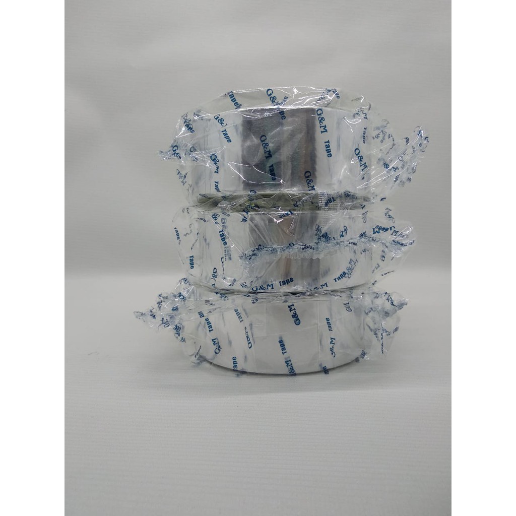 Lakban Alumunium Poil Tape 2 inci Lakban Warna Silver Tambal Panci
