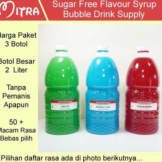 

Paket 3 Botol Besar Sugar Free Flavor BDS Aneka Rasa | Tanpa Pemanis