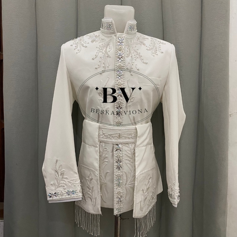 [BESKAPVIONAA] Beskap Pengantin Sunda Modern Permata