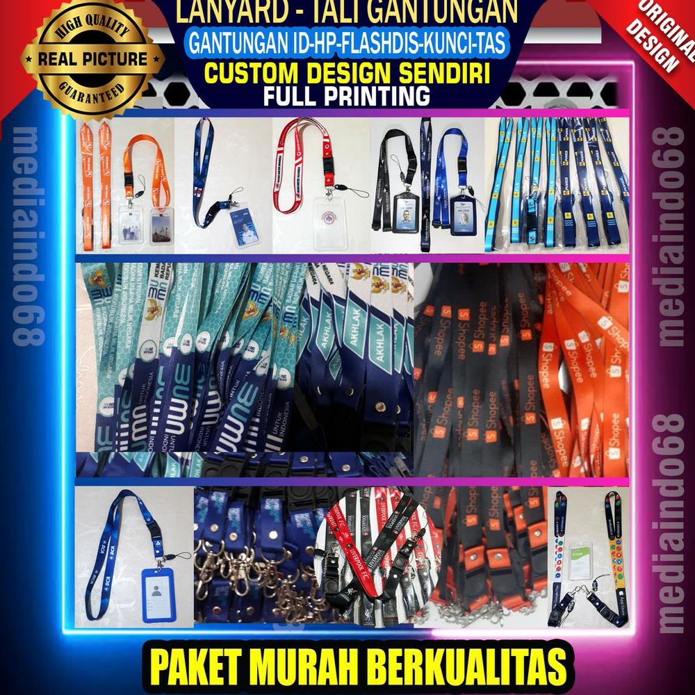 

Berkualitas! CUSTOM-GANTUNGAN ID FULL PRINTING- DESIGN SENDIRI(Bisa Satuan) ,.