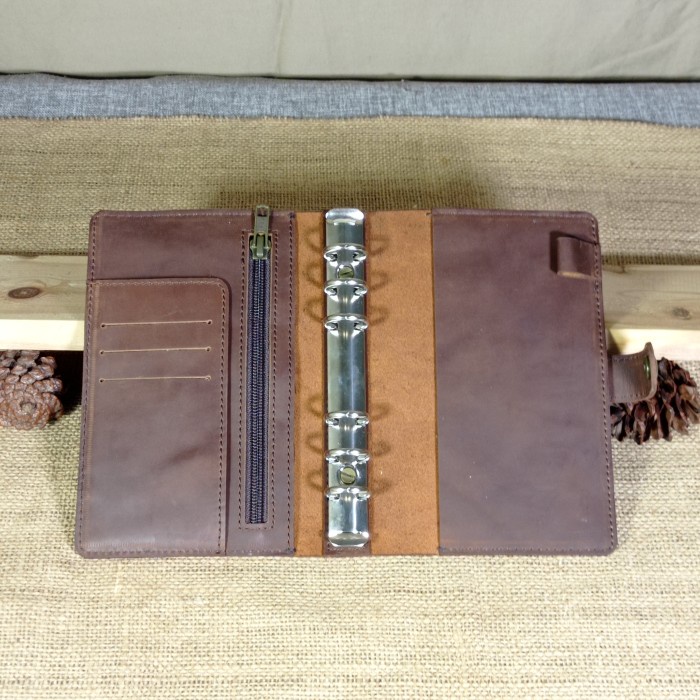 

paling diminati] Cover Binder Agenda Kerja Kulit Sapi Asli Free Grafir