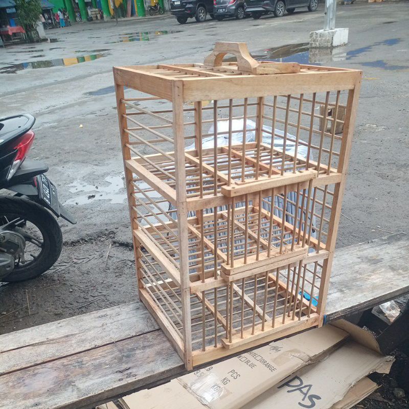sangkar kandang dondang lepas burung dara merpati Pintu 3