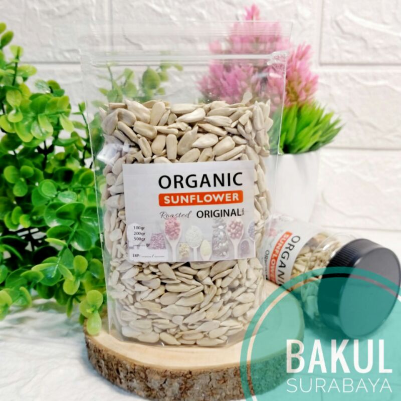 

RAW & Roasted Organic Sunflower Sun Flower seed / biji bunga matahari Kuaci Organik Bakul Surabaya