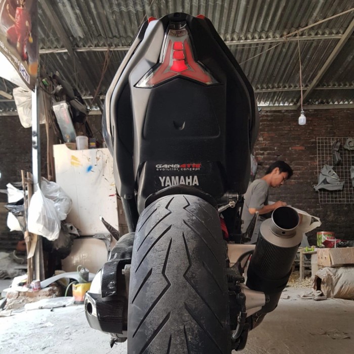 Undertail Potong Rangka New Aerox Connected Stoplamp ZX25R