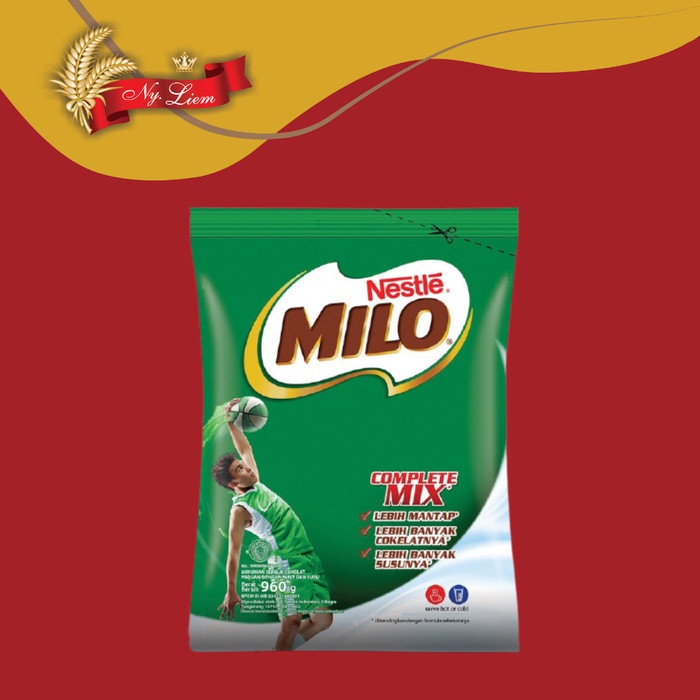 

NESTLE MILO Complete Mix Minuman Cokelat 960 gram