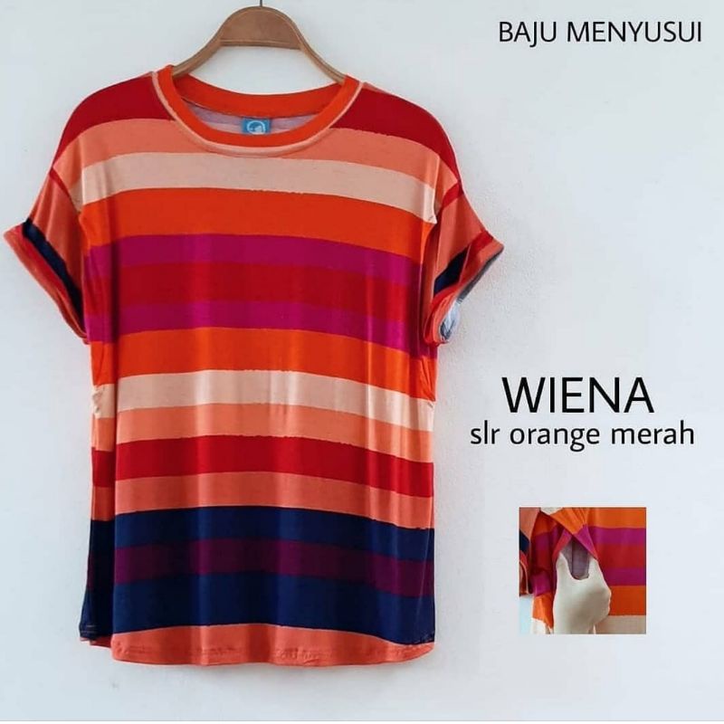 MAMIGAYA Nursing Wear - WIENA Baju menyusui Kaos / Atasan Menyusui