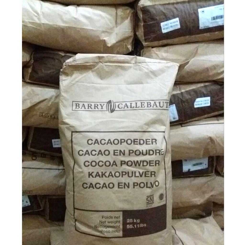 PURE COCOA POWDER BARRY CALLEBAUT. BUBUK COKLAT MURNI 760 25 kg