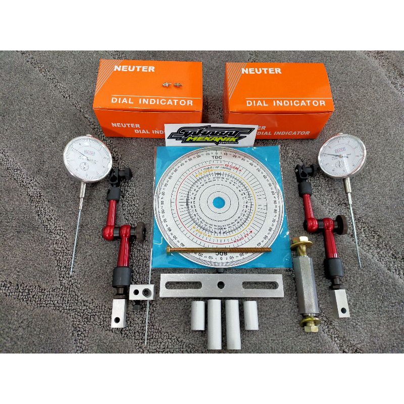 dial indikator busur derajat fullset universal wheel degree dial indicator fullset holder universal