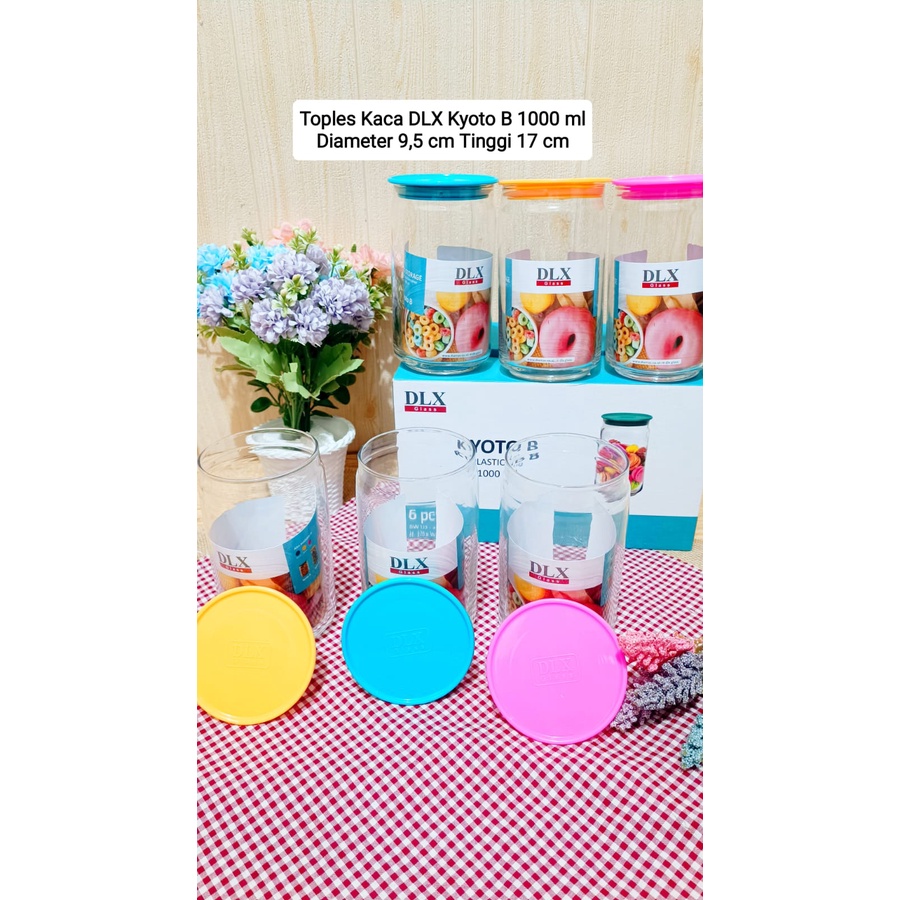Toples Kaca Kedap Udara DLX Kyoto A B C