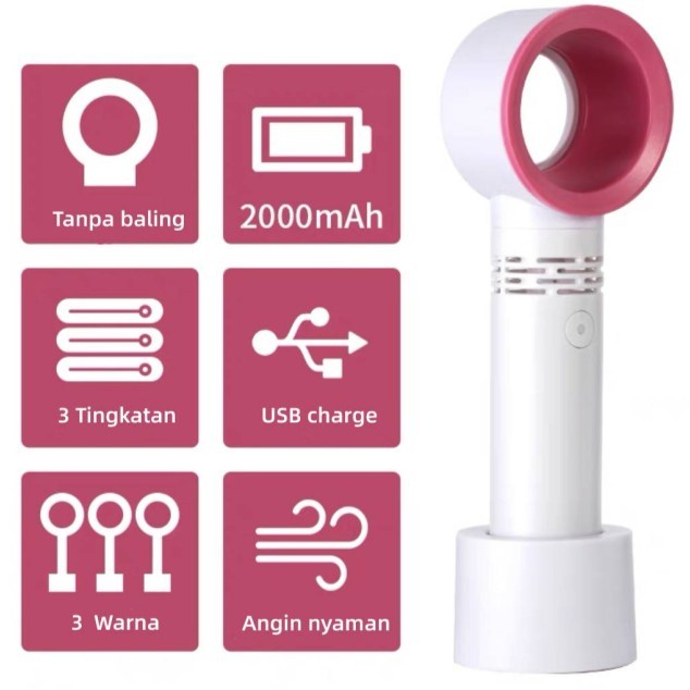 Kipas Angin Tanpa Baling / Kipas Angin Tanpa Baling Baling / Kipas Angin Portable / Kipas Angin Portable Mini / Kipas Angin Zero 9 / Kipas Angin Zero 9 Mini Fan Kipas Angin Tanpa Baling Portable Hand Fan