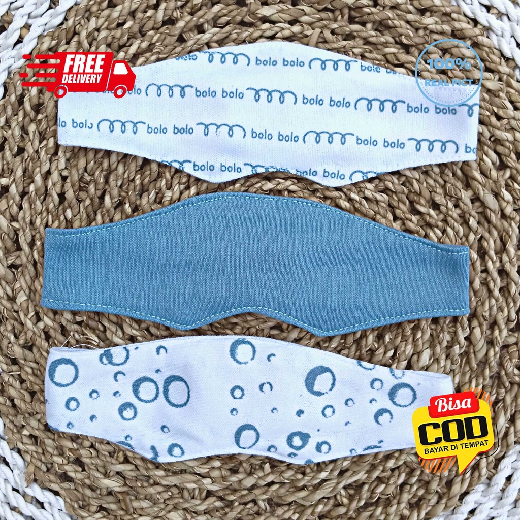 SALE 7.7 SERIAN BIRU - 3 Pcs Kacamata Jemur Bayi Penutup dan Pelindung Mata Bayi Serian Biru Blue Sea merk SNI Bolo - Bolo