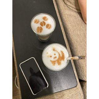 SGM 16 set cetakan kopi Kue coffee printing cappuccino latte mold Bento