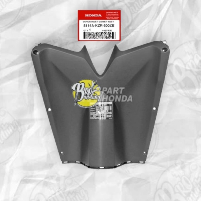 ] Grosir 8114A-Kzr-600Zb Cover Inner Lower Dashboard Vario 125 Old 2012