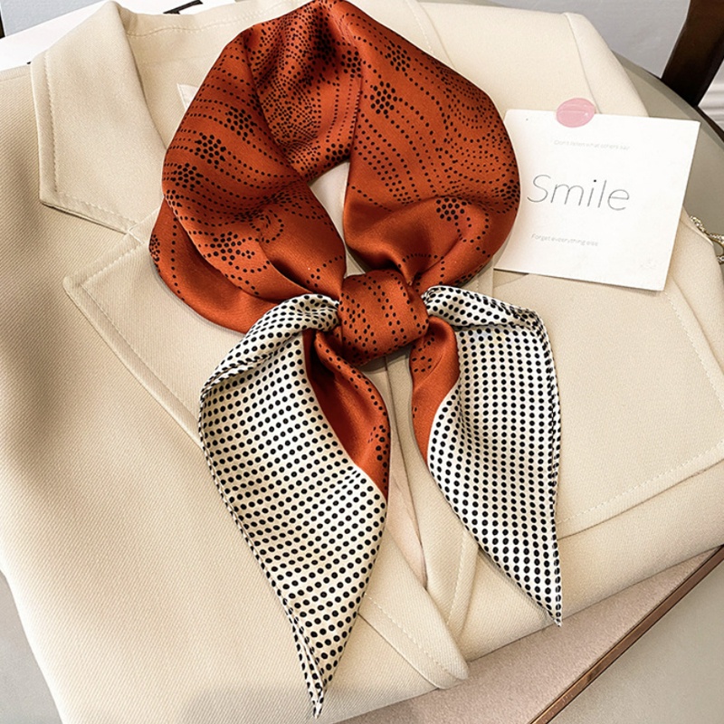 &quot;Naeri&quot; 70x70 cm, Scarf Leher, Scarf Tas, Bahan High Grade Silk Immitation