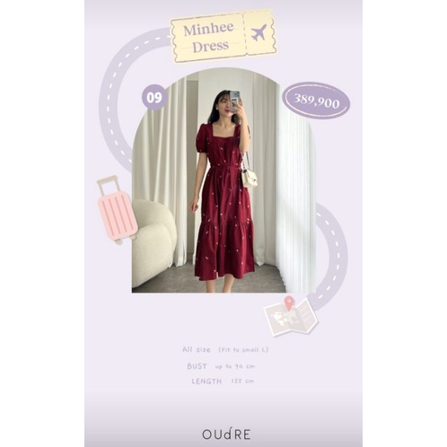 MINHEE DRESS OUDRE