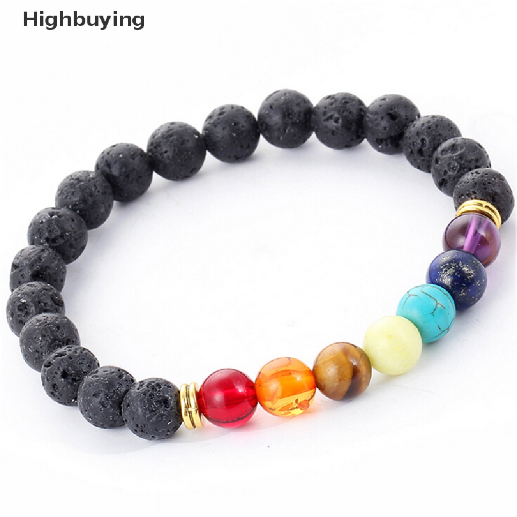 Hbid 1x Hot Wanita 7batu Permata Cakra Lava Batu Doa Reiki Manik Gelang Bangle Glory