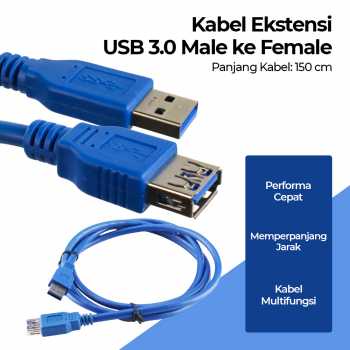 Kabel Ekstensi USB 3.0 Male ke Female Robotsky  - A27