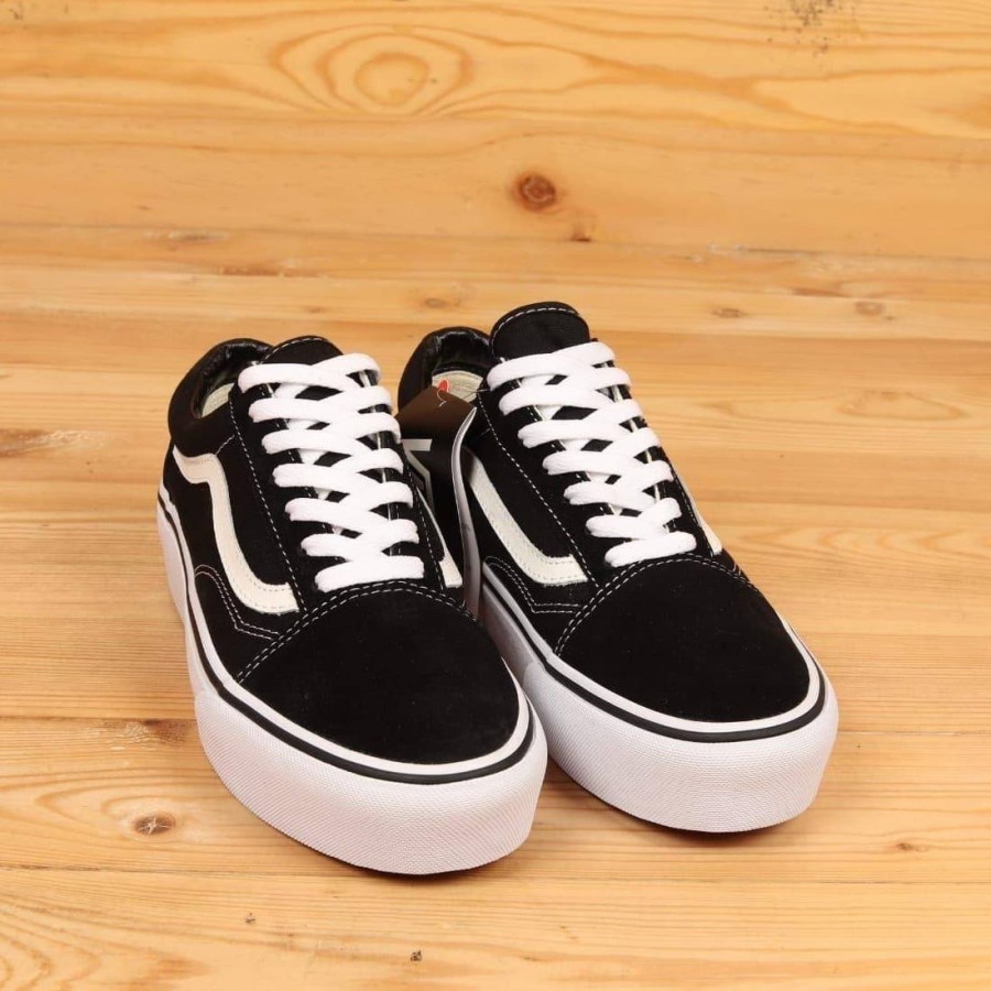 Sepatu Vans Oldskool Premium Hitam Putih Pria Wanita Sneakers Vans Black White Premium Quality Terbaru