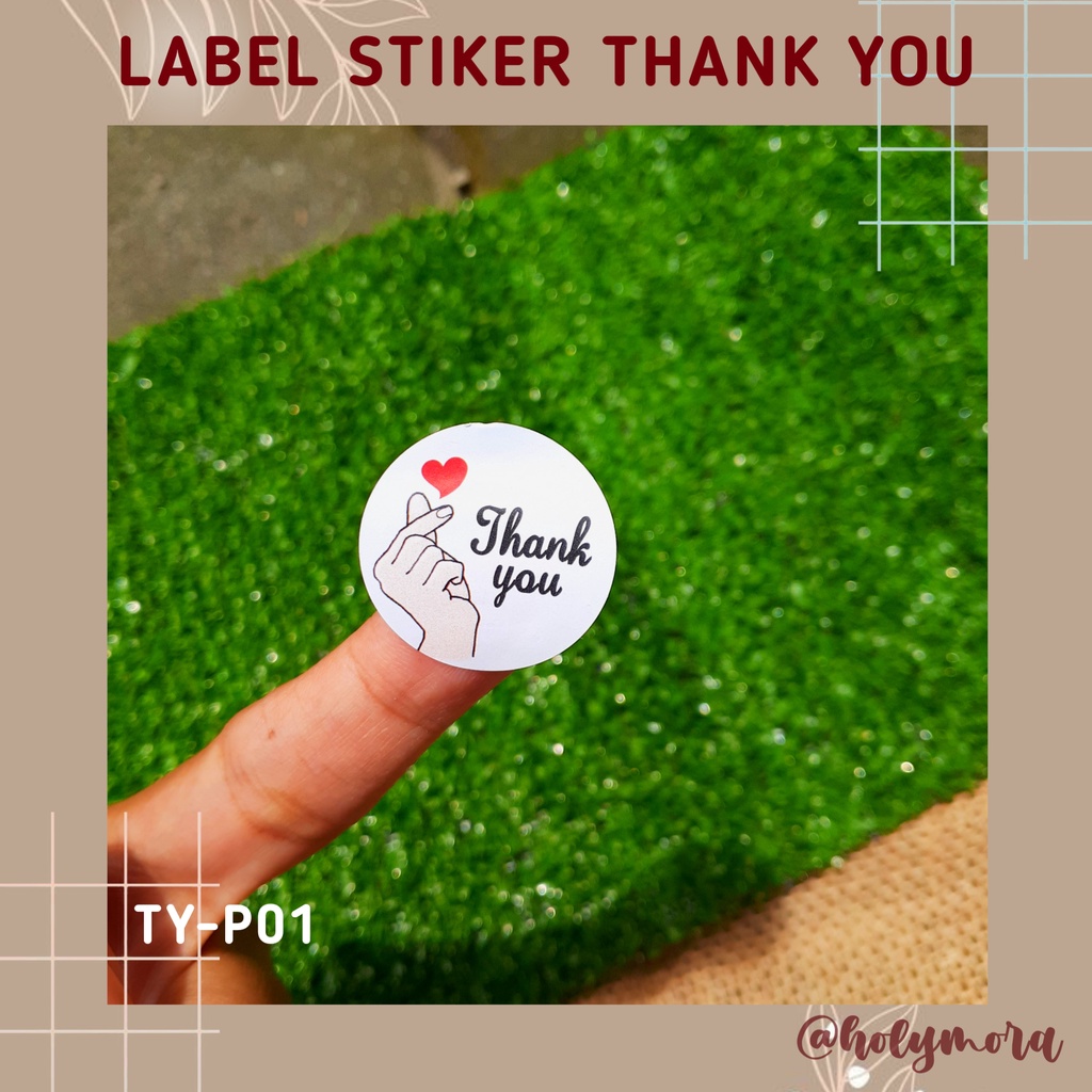 STIKER LABEL THANK YOU OLSHOP LABEL STIKER TERIMAKASIH KARTU UCAPAN HAMPERS KADO BINGKISAN KERTAS KE