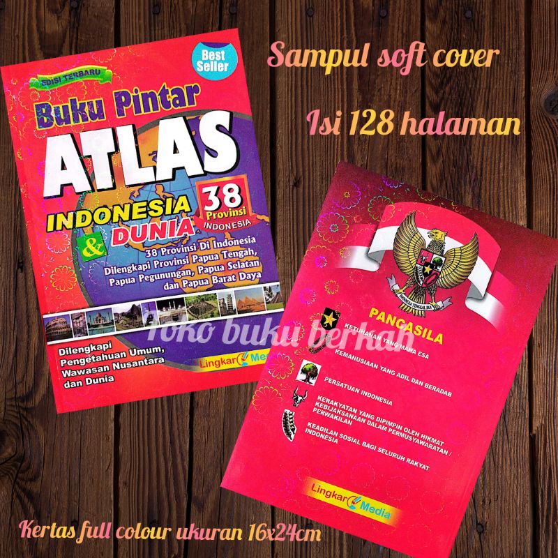 buku pintar atlas indonesia&amp;dunia 38 provinsi