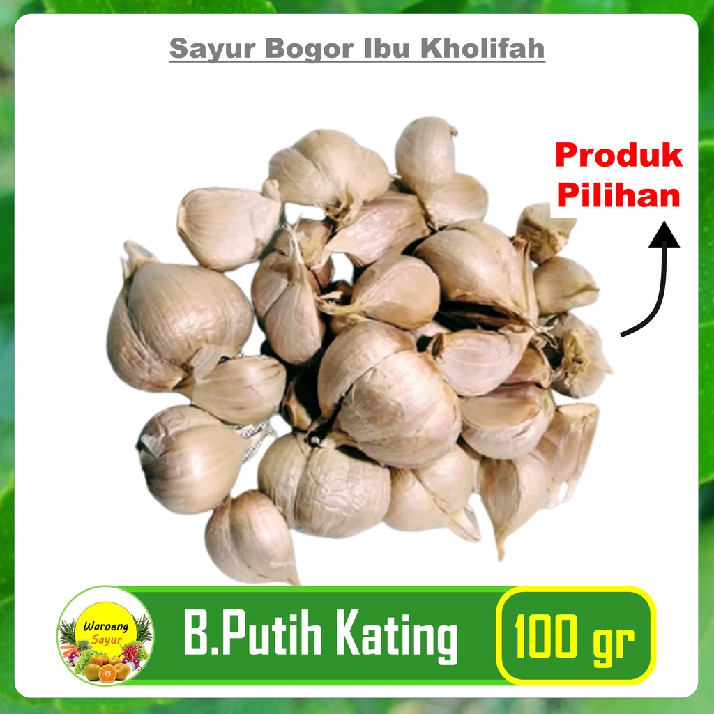 

Bawang Putih Kating 100 Gram Bumbu Dapur Sayur Sayuran Segar Bogor