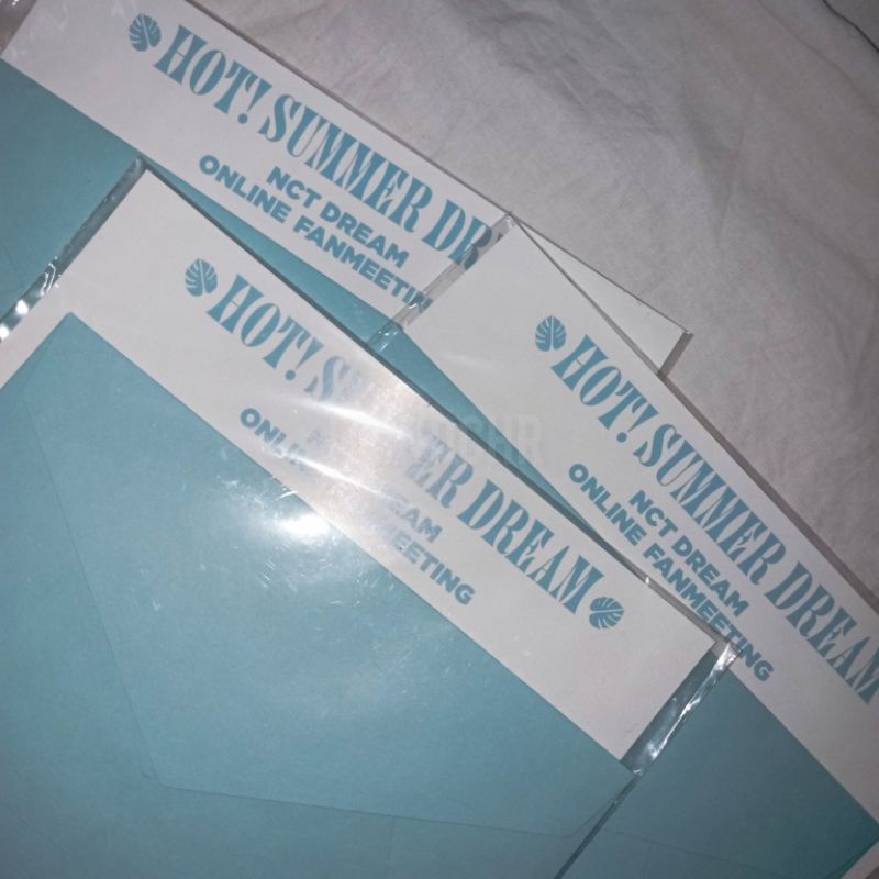 AR Ticket NCT Dream Hot Summer Dream Beyond Live Online Fanmeeting Renjun Jaemin Chenle Photocard PC