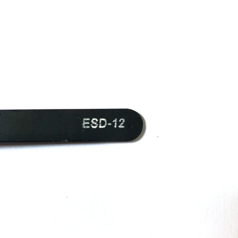 Pinset Tweezer lurus tumpul ESD 12 ESD16 mirip Vetus